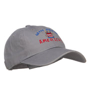 Happy Birthday America Embroidered Unconstructed Cap