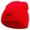 Ambulance Truck Embroidered 8 Inch Short Beanie - Red OSFM