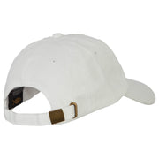 Alabama Camellia with Map Embroidered Unstructured Washed Cap