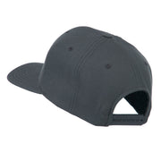 Basketball Embroidered Flat Bill Cap