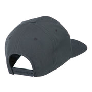 Basketball Embroidered Flat Bill Cap