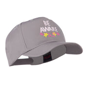 Be Aware Cancer Awareness Embroidered Cap