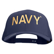 Licensed US Navy Embroidered Retro Trucker Cap - Navy OSFM