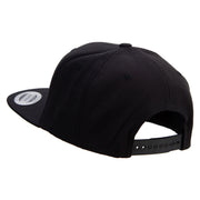 Power Abstract Cartoon Embroidered Wool Blend Prostyle Snapback - Black OSFM