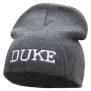 Halloween Duke Character Embroidered Short Beanie