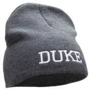 Halloween Duke Character Embroidered Short Beanie