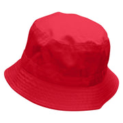 JFK Embroidered Bucket Hat - Red OSFM