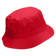 JFK Embroidered Bucket Hat - Red OSFM