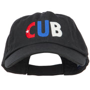 Cuba CUB Flag Embroidered Low Profile Cap