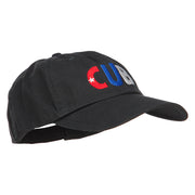 Cuba CUB Flag Embroidered Low Profile Cap