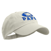 Bear Papa Low Profile Washed Cap - White OSFM