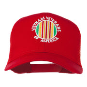 Vietnam Veterans Badge Embroidered Twill Mesh Cap