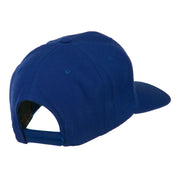 Basketball Embroidered Flat Bill Cap