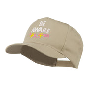 Be Aware Cancer Awareness Embroidered Cap