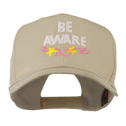 Be Aware Cancer Awareness Embroidered Cap