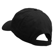 Faith Over Fear Embroidered Low Profile Dyed Cotton Twill Cap - Black OSFM