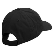 Faith Over Fear Embroidered Low Profile Dyed Cotton Twill Cap - Black OSFM