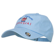 Happy Birthday America Embroidered Unconstructed Cap