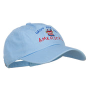 Happy Birthday America Embroidered Unconstructed Cap