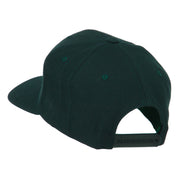 Basketball Embroidered Flat Bill Cap