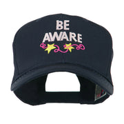 Be Aware Cancer Awareness Embroidered Cap