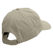 Faith Over Fear Embroidered Low Profile Dyed Cotton Twill Cap - Putty OSFM