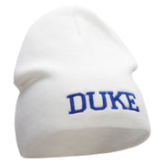 Halloween Duke Character Embroidered Short Beanie