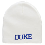 Halloween Duke Character Embroidered Short Beanie