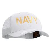 Licensed US Navy Embroidered Retro Trucker Cap