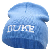 Halloween Duke Character Embroidered Short Beanie