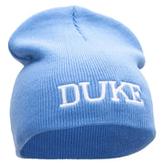 Halloween Duke Character Embroidered Short Beanie