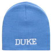 Halloween Duke Character Embroidered Short Beanie