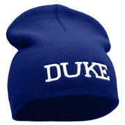 Halloween Duke Character Embroidered Short Beanie