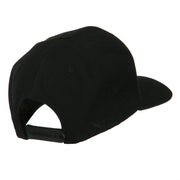 Basketball Embroidered Flat Bill Cap