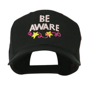 Be Aware Cancer Awareness Embroidered Cap