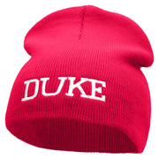 Halloween Duke Character Embroidered Short Beanie