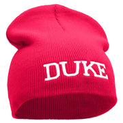 Halloween Duke Character Embroidered Short Beanie