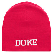 Halloween Duke Character Embroidered Short Beanie