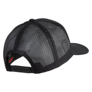 6th Marine Division Patched Solid Cotton Twill Mesh Prostyle Cap - Black OSFM