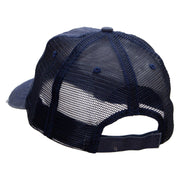 Rainbow Hart Shaped Patched Low Profile Special Cotton Mesh Cap