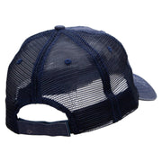 Rainbow Hart Shaped Patched Low Profile Special Cotton Mesh Cap