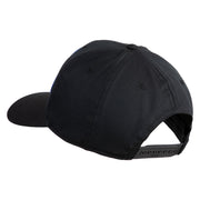 U.S. Navy Veteran Blue Eagle Patched Solid Cotton Twill Pro Style Cap - Black OSFM