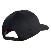 U.S. Navy Veteran Blue Eagle Patched Solid Cotton Twill Pro Style Cap - Black OSFM