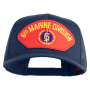 6th Marine Division Patched Solid Cotton Twill Mesh Prostyle Cap - Navy OSFM