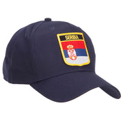 Serbia Flag Shield Patched Cap