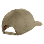 U.S. Navy Veteran Blue Eagle Patched Solid Cotton Twill Pro Style Cap - Khaki OSFM