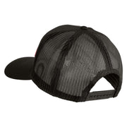6th Marine Division Patched Solid Cotton Twill Mesh Prostyle Cap - Charcoal OSFM
