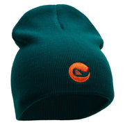 Golf Iron Emblem Embroidered Short Beanie