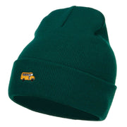 Mini Bus Embroidered Long Beanie