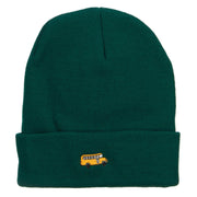 Mini Bus Embroidered Long Beanie